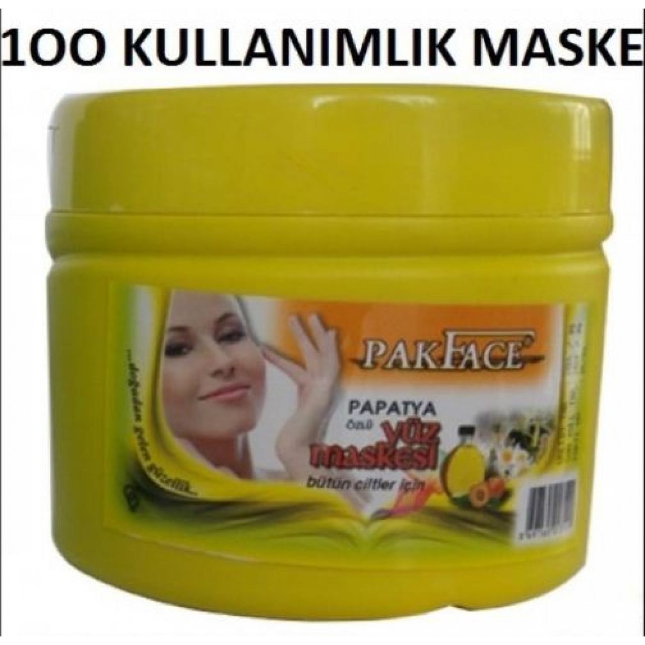 Pakface Kil Maske Papatya Özlü 100 Kullanımlık 700 gram
