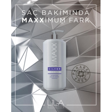 Maxx Deluxe Silver Mor Şampuan 500 ml